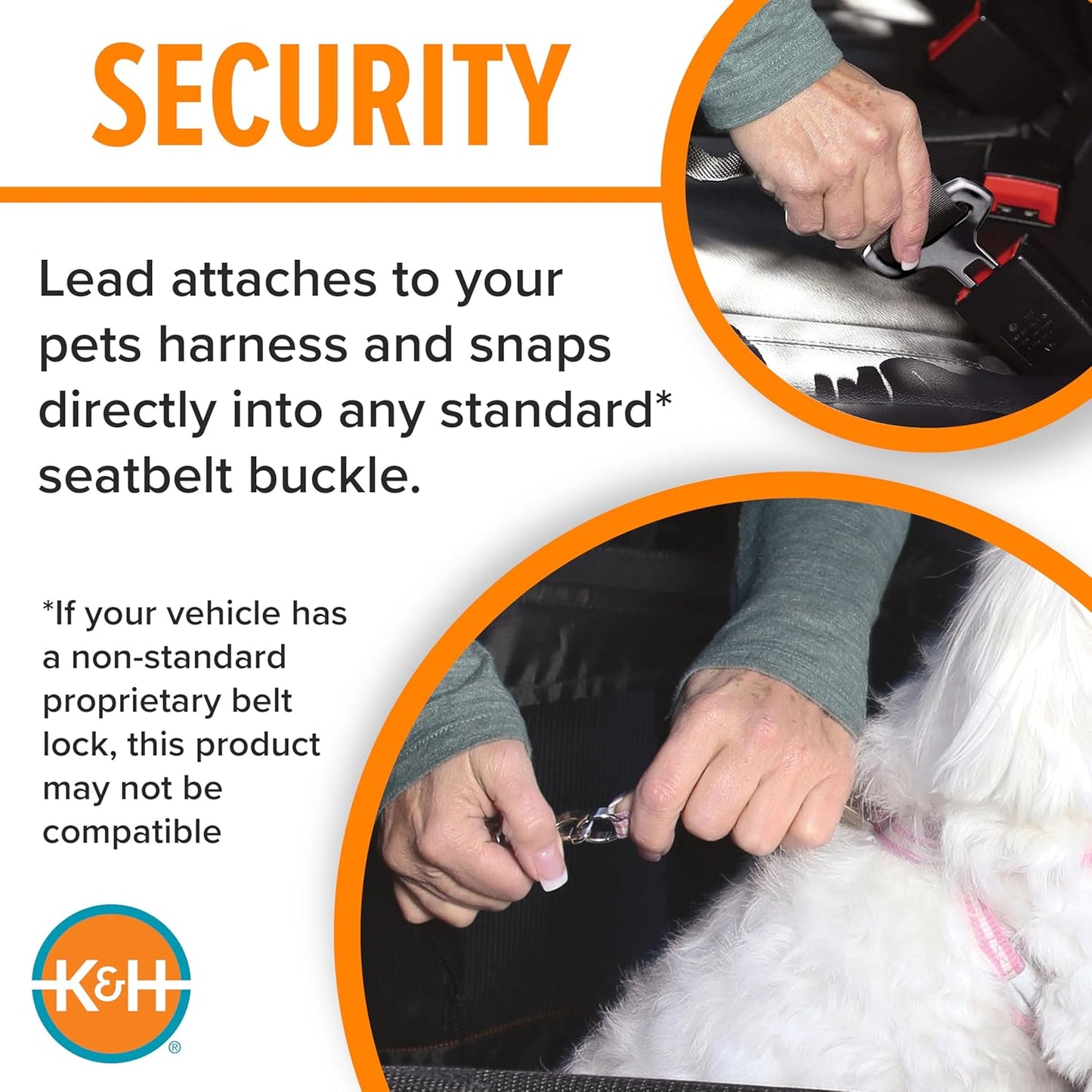 Pet Products Buckle N Go Dog Car Seat for Large Dogs, Waterproof Fabric, Breathable Mesh Sides, Adjustable Seat Belt Leash, Carseat for Medium to Large Pets, Car Seat Cover - 21 X 19 X 19In